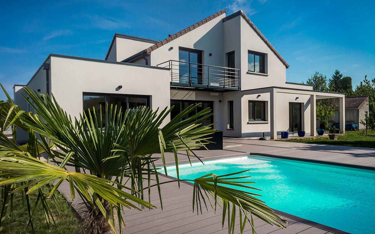 Belle maison avec sa jolie terrasse