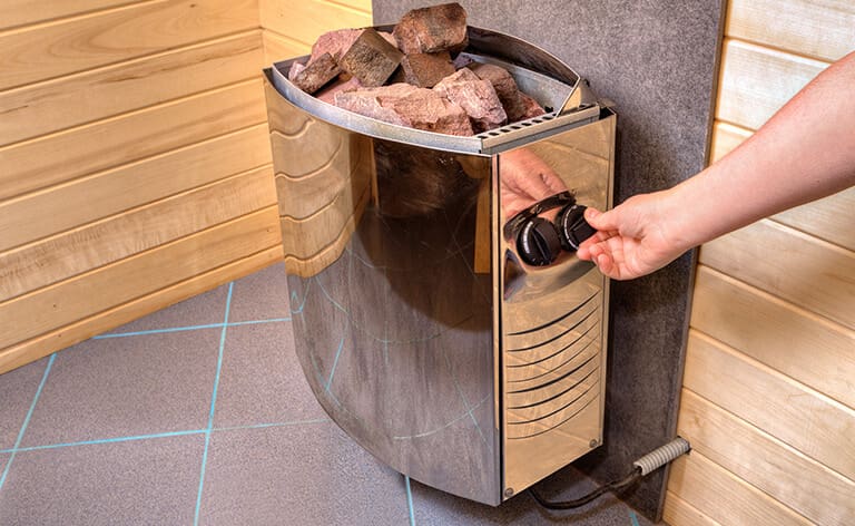 Poele à bois pour sauna