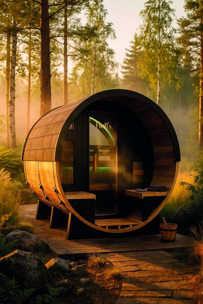 Sauna extérieur à vapeur Orphée - Holl's